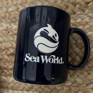 Vintage Sea World Navy Mug
